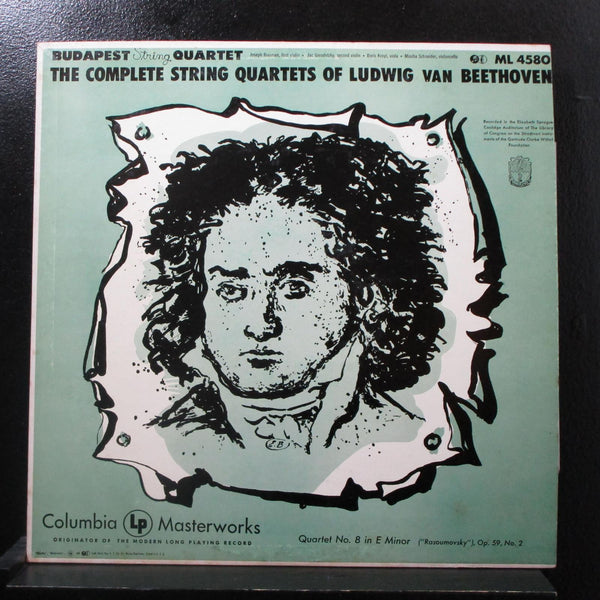 Budapest String Quartet - Beethoven Quartet 8 In Em LP Mint- ML 4580 Grey 6i - Shuga Records