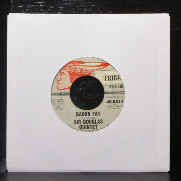 Sir Douglas Quintet - The Rains Came / Bacon Fat 7" VG+ Vinyl 45 Tribe 45-8314 - Shuga Records