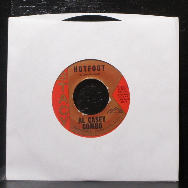 Al Casey Combo - Cookin' / Hotfoot 7" VG+ Vinyl 45 Stacy 925 X USA 1962 lbl var - Shuga Records