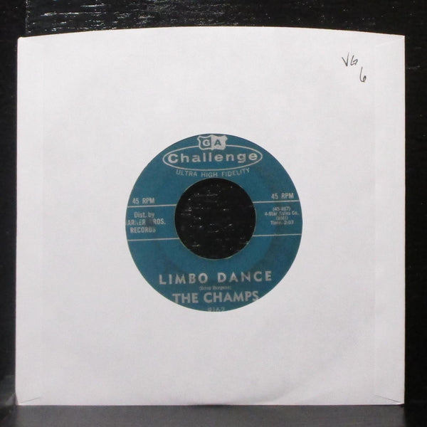 The Champs - Limbo Dance / Latin Limbo 7" VG Vinyl 45 Challenge 9162 USA 1962 - Shuga Records