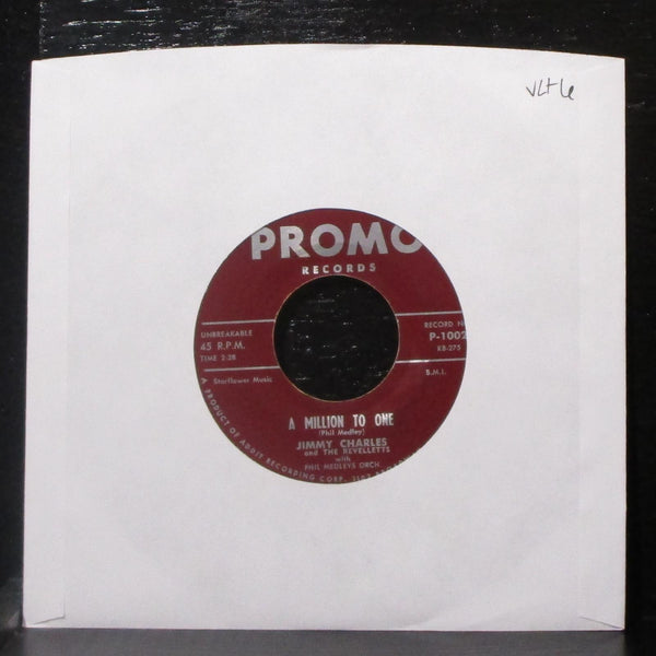 Jimmy Charles - A Million To One / Hop Scotch Hop 7" VG+ Vinyl 45 Promo P-1002 - Shuga Records