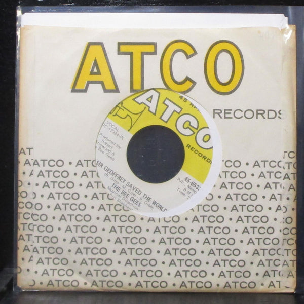 The Bee Gees - Massachusetts / Sir Geoffrey Saved The World 7" Mint- 45 PL lbl - Shuga Records