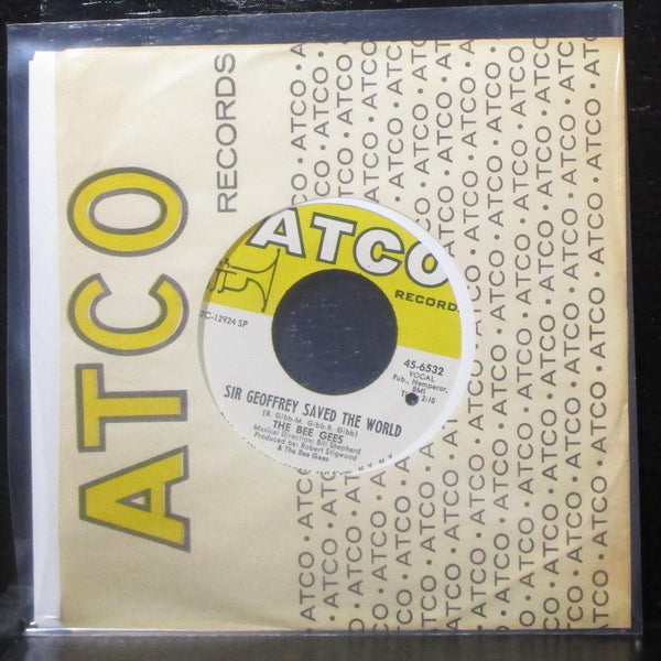 The Bee Gees - Massachusetts / Sir Geoffrey Saved The World 7" Mint- 45 SP lbl - Shuga Records
