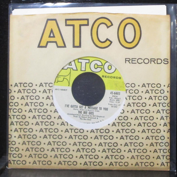The Bee Gees - I've Gotta Get A Message To You / Kitty Can 7" Mint- 45 CP lbl - Shuga Records