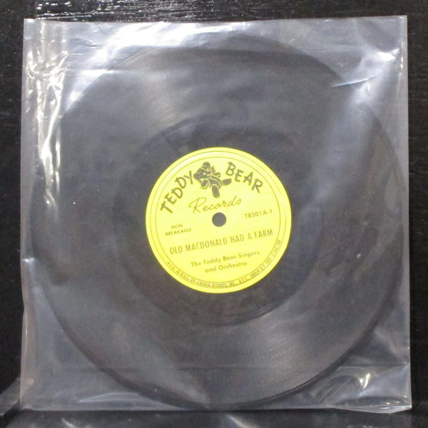 Roy Halee, Teddy Bear Singers & Orchestra - Old MacDonald 8" Vinyl 78 TB201 - Shuga Records