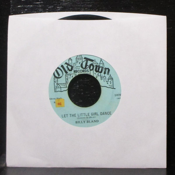 Billy Bland - Let The Little Girl Dance / Sweet Thing 7" VG Vinyl 45 Old Town - Shuga Records