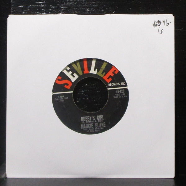 Marcie Blane - Bobby's Girl / A Time To Dream 7" VG Vinyl 45 Seville 45-120 USA - Shuga Records