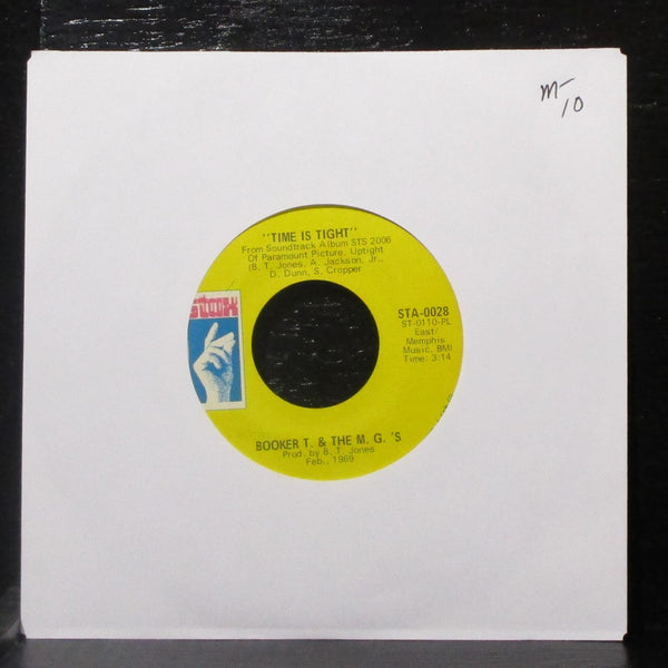 Booker T. & The M.G.'s - Time Is Tight / Johnny, I Love You 7" Mint- 45 Stax - Shuga Records