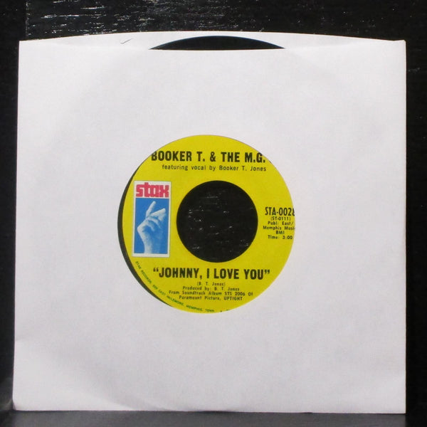 Booker T. & The M.G.'s - Time Is Tight / Johnny, I Love You 7" Mint- 45 lbl var - Shuga Records