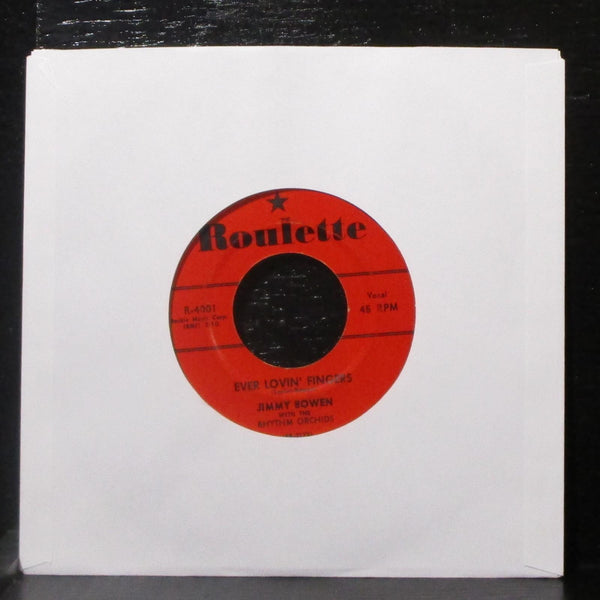 Jimmy Bowen - I'm Stickin' With You / Ever Lovin' Fingers 7" VG+ 45 lbl var 2 - Shuga Records