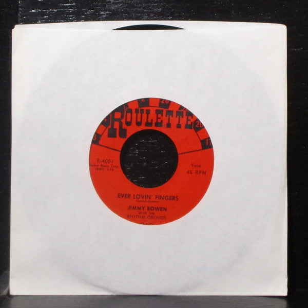 Jimmy Bowen - I'm Stickin' With You / Ever Lovin' Fingers 7" VG+ 45 lbl var 3 - Shuga Records