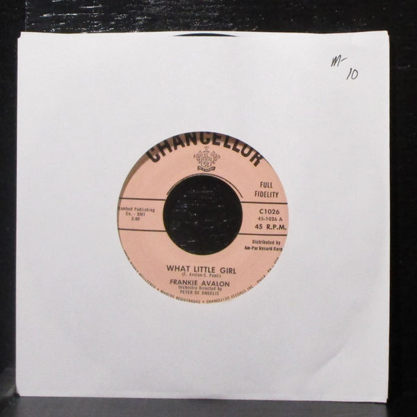 Frankie Avalon - What Little Girl / I'll Wait For You 7" Mint- Vinyl 45 C1026 - Shuga Records