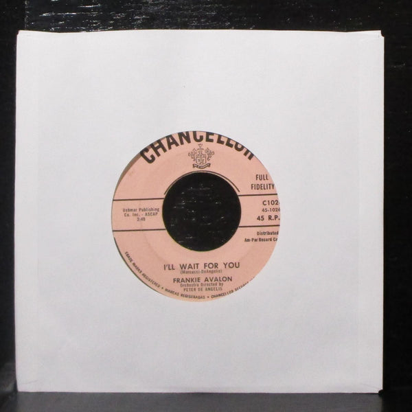 Frankie Avalon - What Little Girl / I'll Wait For You 7" Mint- Vinyl 45 C1026 - Shuga Records