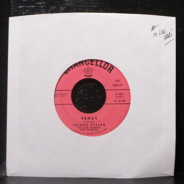 Frankie Avalon - Venus / I'm Broke 7" Mint- Vinyl 45 Chancellor C-1031 lbl var - Shuga Records