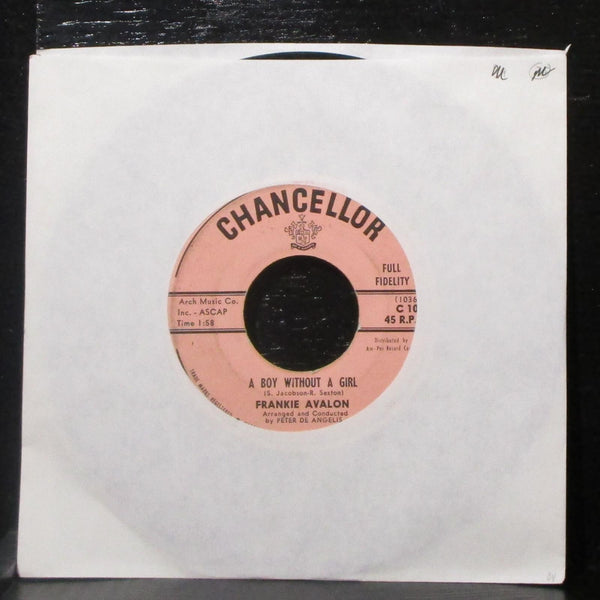 Frankie Avalon - Bobby Sox To Stockings 7" VG+ Vinyl 45 Chancellor C 1036 USA - Shuga Records