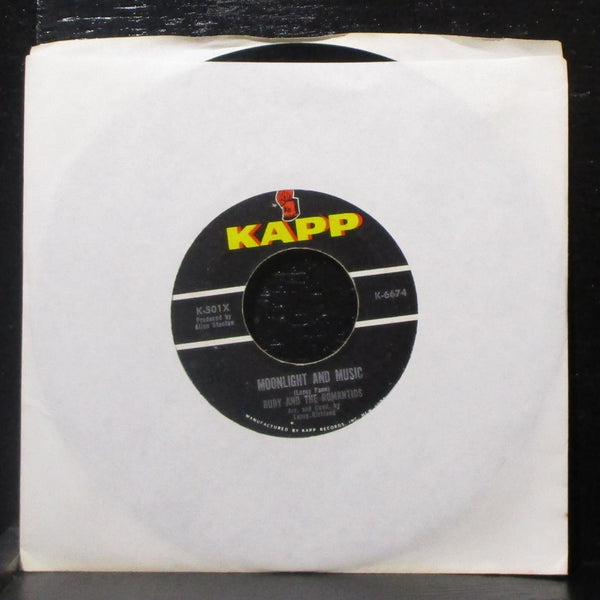Ruby & The Romantics - Our Day Will Come / Moonlight & Music 7" VG+ Vinyl 45 - Shuga Records