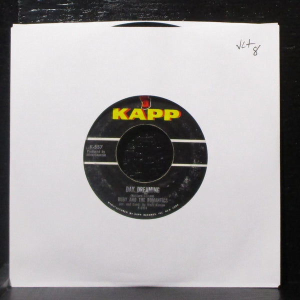 Ruby & The Romantics - Young Wings Can Fly / Day Dreaming 7" VG+ Vinyl 45 Kapp - Shuga Records