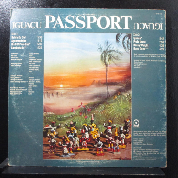 Passport - Iguau - VG+ LP Record 1977 Atlantic Vinyl - Jazz Fusion / Prog - Shuga Records