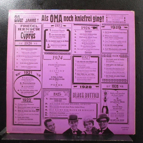 Friedel Hensch, Frankenfeld - Als Oma Noch Kniefrei Ging LP Mint- 237 131 - Shuga Records