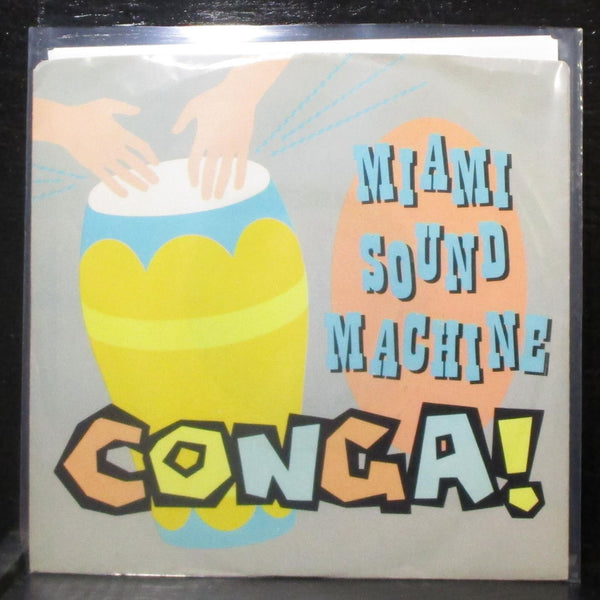 Miami Sound Machine - Conga / Mucho Money 7" Mint- Vinyl 45 Epic 34-05457 USA - Shuga Records