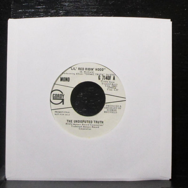 The Undisputed Truth - Lil' Red Ridin' Hood 7" Mint- Promo Vinyl 45 Gordy 1974 - Shuga Records