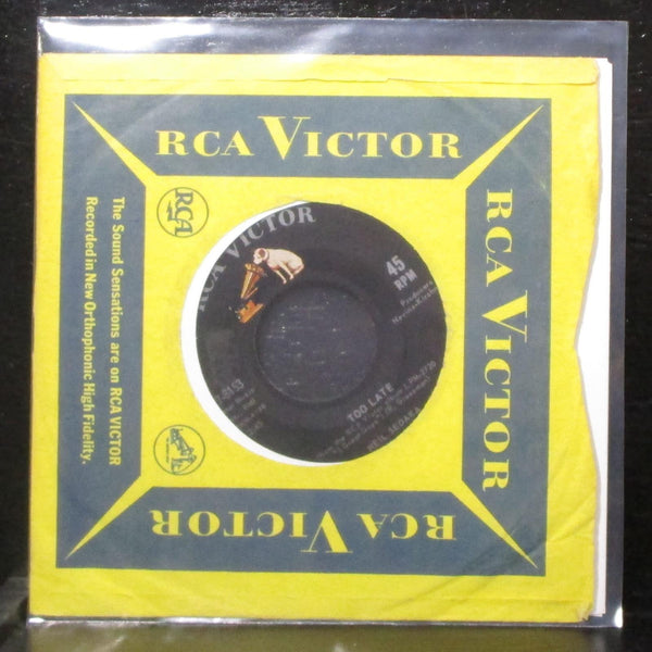 Neil Sedaka - I Hope He Breaks Your Heart / Too Late 7" Mint- Vinyl 45 RCA 1964 - Shuga Records