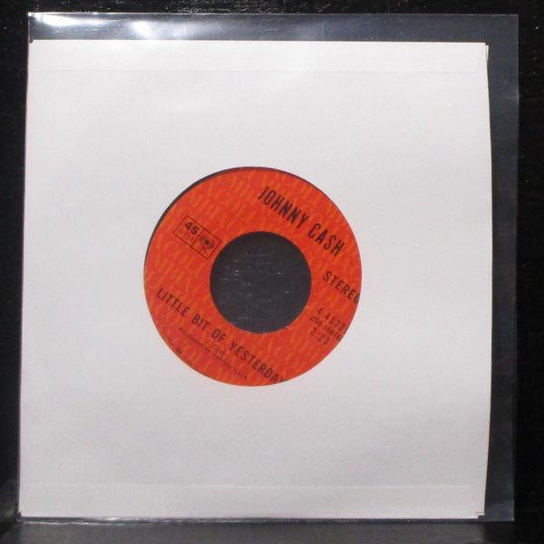 Johnny Cash - Man In Black / Little Bit Of Yesterday 7" VG+ Vinyl 45 w/tag - Shuga Records