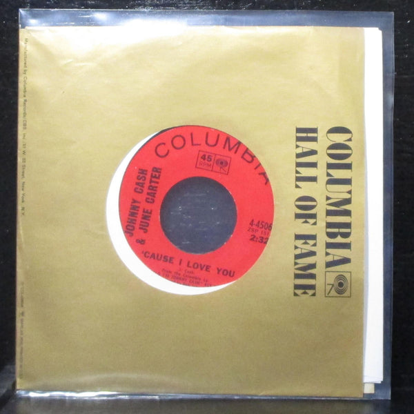 Johnny Cash & June Carter - If I Were A Carpenter / Cause I Love You 7" Mint- 45 - Shuga Records