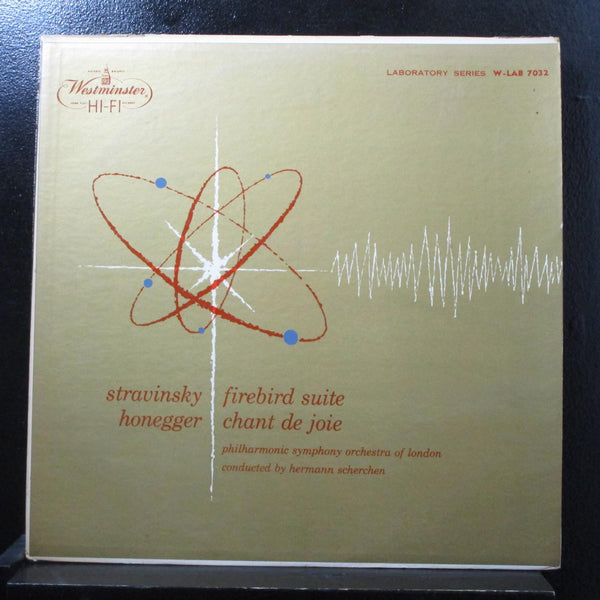 Stravinsky, Honegger - Firebird Suite, Chant De Joie LP Mint- W-LAB 7032 Mono - Shuga Records