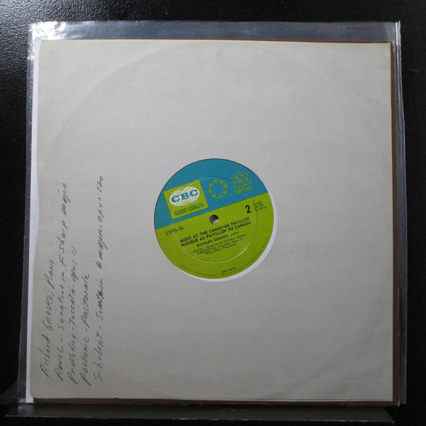 Richard Gresko - Music At The Canadian Pavilion LP VG+ Canada Promo w/Packet - Shuga Records