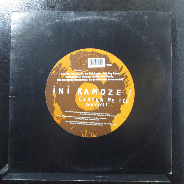 Ini Kamoze - Listen Me Tic (Woyoi) 12" Mint- 0-66125 USA 1995 Vinyl Record - Shuga Records