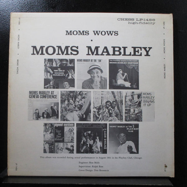Moms Mabley - Moms Wows LP VG+ LPS-1486 Stereo 1967 Vinyl Record - Shuga Records