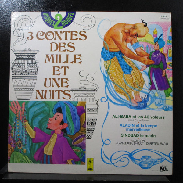Jean Drouot - Christian Marin - 3 Contes Des Mille Et Une Nuits 2LP VG+ France - Shuga Records
