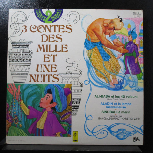 Jean Drouot - Christian Marin - 3 Contes Des Mille Et Une Nuits 2LP VG+ France - Shuga Records