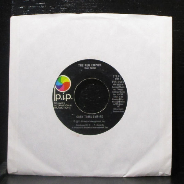 Gary Toms Empire - Drive My Car / The New Empire 7" VG+ Vinyl 45 PIP-6509 USA - Shuga Records