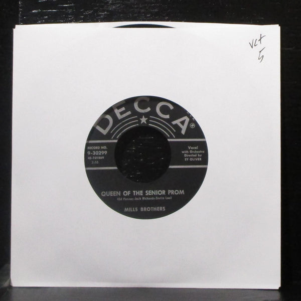 Mills Brothers - Queen Of The Senior Prom / My Troubled Mind 7" VG+ Vinyl 45 - Shuga Records