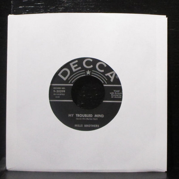 Mills Brothers - Queen Of The Senior Prom / My Troubled Mind 7" VG+ Vinyl 45 - Shuga Records