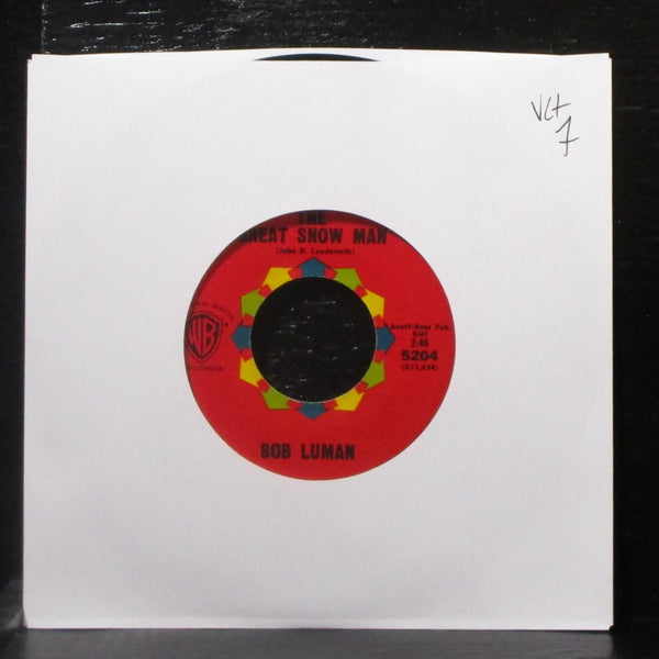 Bob Luman - The Great Snow Man / The Pig Latin Song 7" VG+ Vinyl 45 WB 5204 - Shuga Records