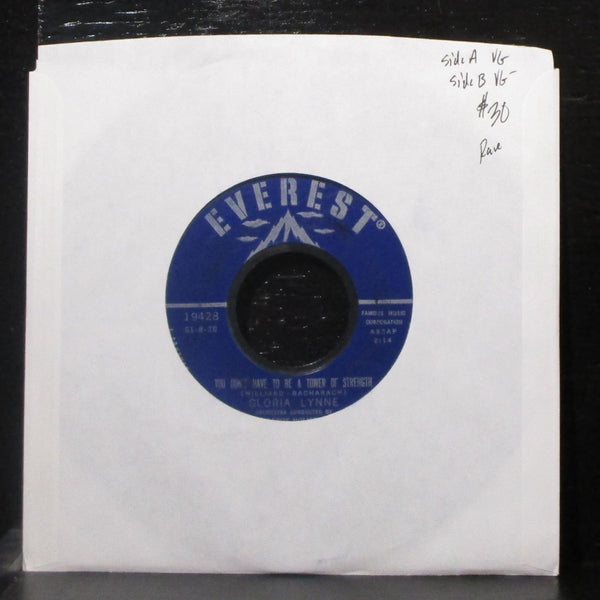 Gloria Lynne - You Don't Have To Be A Tower Of Strength 7" VG/VG- Vinyl 45 rare - Shuga Records