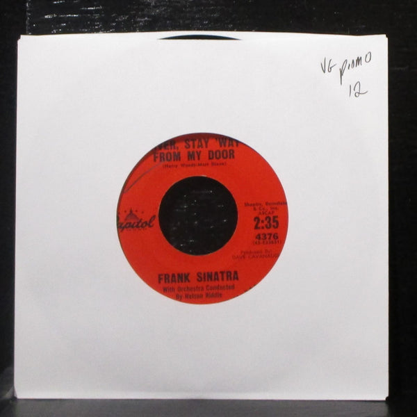 Frank Sinatra - River, Stay 'Way From My Door 7" VG Promo Vinyl 45 Capitol 1960 - Shuga Records