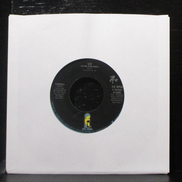 U2 - Where The Streets Have No Name / Silver & Gold 7" VG+ Vinyl 45 Island 1987 - Shuga Records