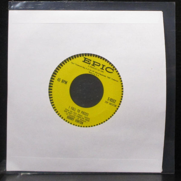 Bobby Vinton - I Can't Help It / I Fall To Pieces 7" VG+ Mono 45 Epic 5-9552 - Shuga Records