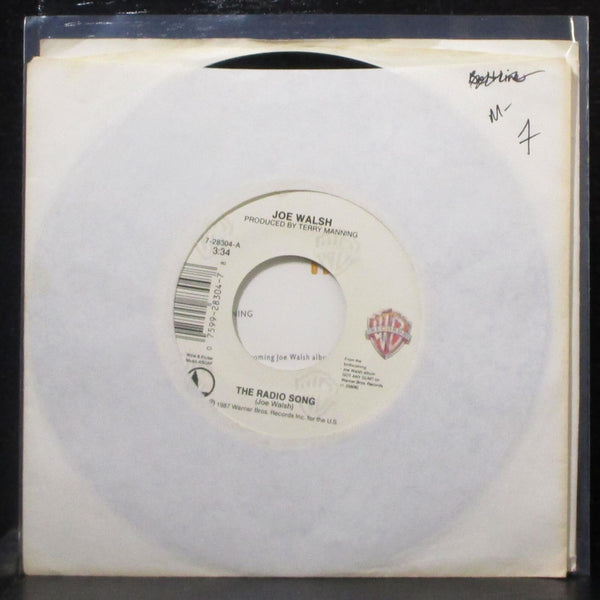 Joe Walsh - The Radio Song / How Ya Doin'? 7" Mint- Vinyl 45 WB 7-28304 USA 1987 - Shuga Records