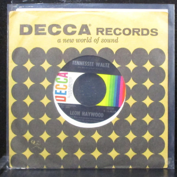 Leon Haywood - Mellow Moonlight / Tennessee Waltz 7" Mint- Vinyl 45 Decca 1967 - Shuga Records