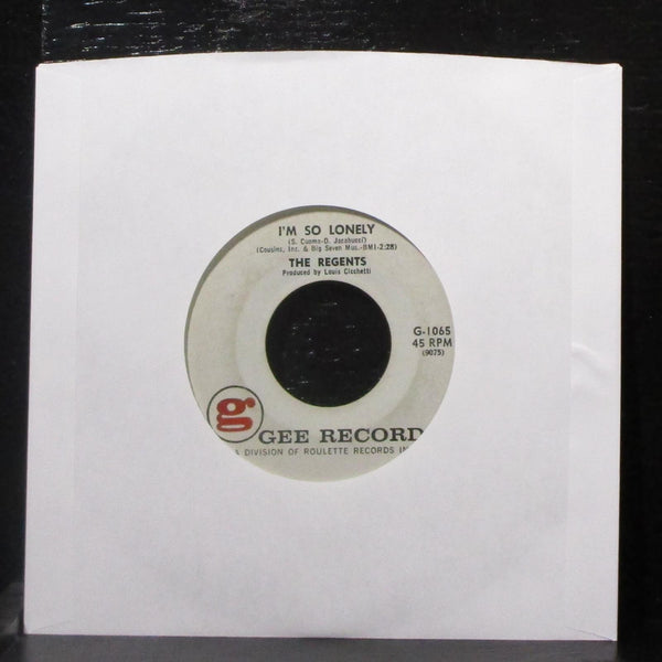 The Regents - Barbara-Ann / I'm So Lonely 7" VG Vinyl 45 Gee G-1065 USA 1961 - Shuga Records