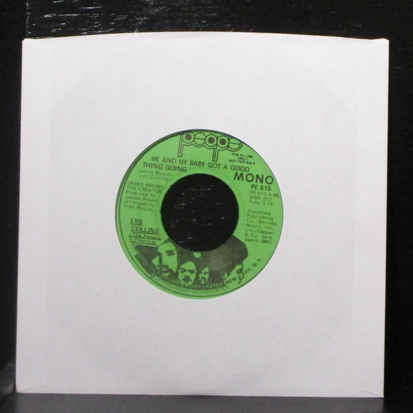 Lyn Collins - Me And My Baby Got A Good Thing Going 7" VG+ Promo Vinyl 45 PE 615 - Shuga Records