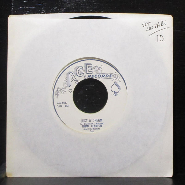 Jimmy Clanton - Just A Dream / You Aim To Please 7" VG+ Vinyl 45 Ace 546 lbl var - Shuga Records