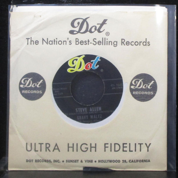 Steve Allen - Gravy Waltz / Preacherman 7" Mint- Vinyl 45 Dot 45-16457 USA 1963 - Shuga Records