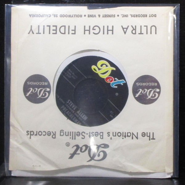 Steve Allen - Gravy Waltz / Preacherman 7" Mint- Vinyl 45 Dot 45-16457 USA 1963 - Shuga Records