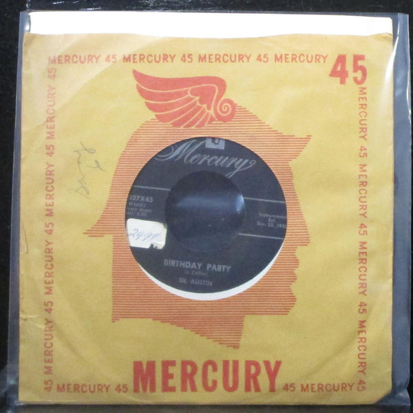 Sil Austin - The Last Time / Birthday Party 7" VG+ Vinyl 45 Mercury 71027X45 USA - Shuga Records